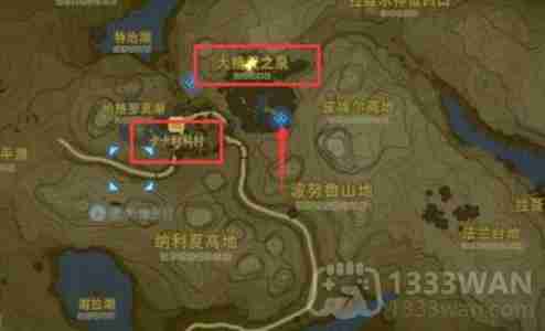 王国之泪4个大精灵之泉位置在哪儿-4个大精灵之泉位置