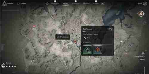 刺客信条影山城东寺失落的卷页位置