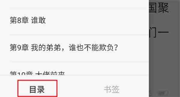 番茄免费小说章节选择教程