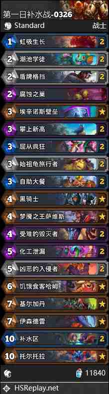 炉石传说标准地标术卡组代码-炉石传说标准地标术推荐3月