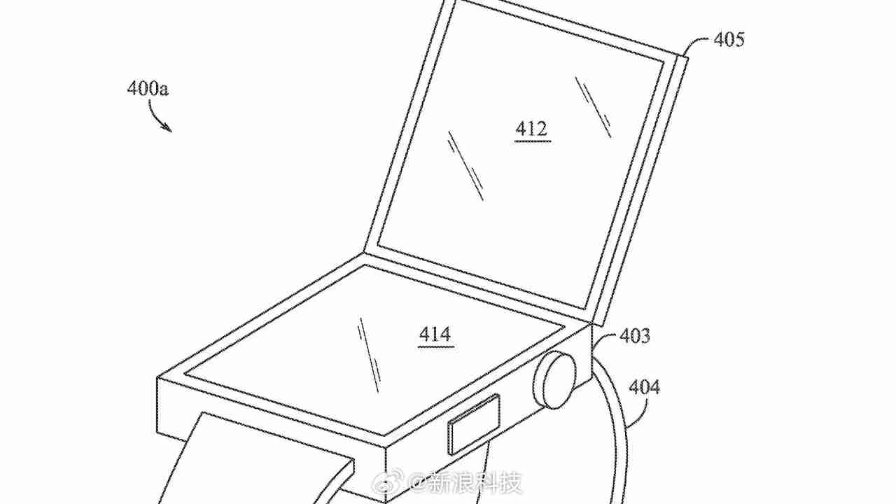 苹果新专利探索折叠屏手表！网友：小天才电话手表？