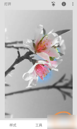 snapseed怎么只留一种颜色 snapseed局部色彩保留方法