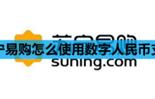 苏宁易购怎么使用数字货币支付