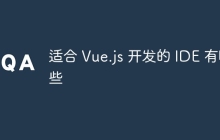 适合 Vue.js 开发的 IDE 有哪些