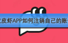 皮皮虾APP如何注销自己的账号