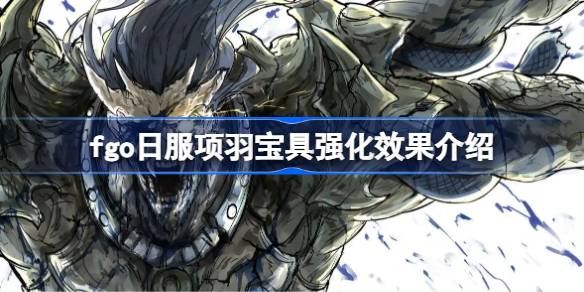fgo日服项羽宝具强化效果介绍-fgo日服项羽宝具强化效果怎么样