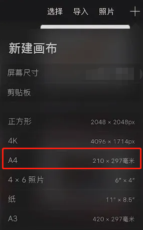 Procreate设置A4画布终极指南 三步解锁专业创作尺寸