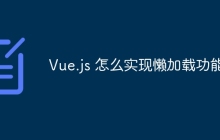 Vue.js 怎么实现懒加载功能