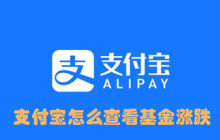 支付宝怎么查看基金涨跌