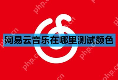 网易云音乐颜色测试在哪里
