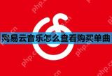 网易云音乐怎么查看购买单曲