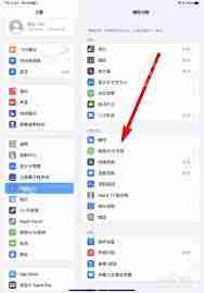 苹果平板悬浮球在哪里设置