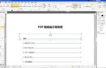 电脑怎样编辑pdf文件内容