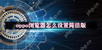 oppo浏览器怎么设置简洁模式