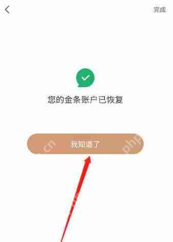 如何恢复京东金条借款服务