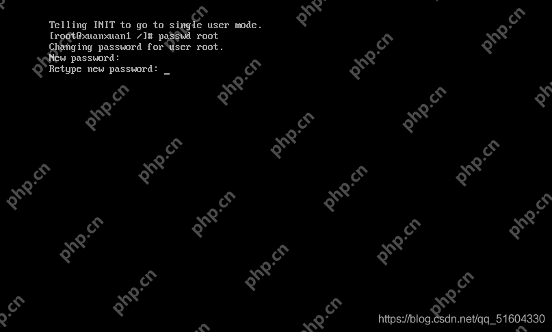 Linux——修改root用户密码