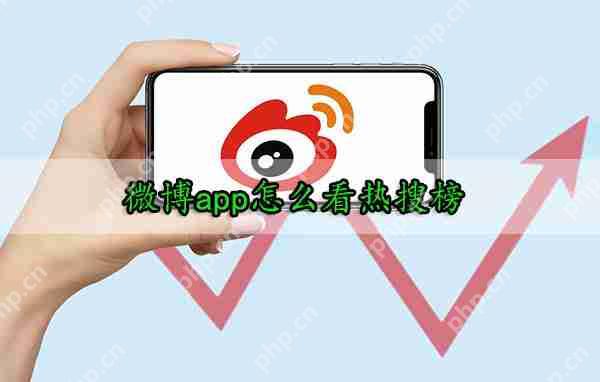 微博app怎么看热搜榜
