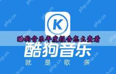 酷狗音乐年度报告怎么查看