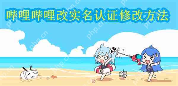 哔哩哔哩改实名认证修改方法