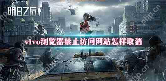 vivo浏览器禁止访问网站怎样取消