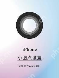 苹果屏幕的那个圆圈怎么设置