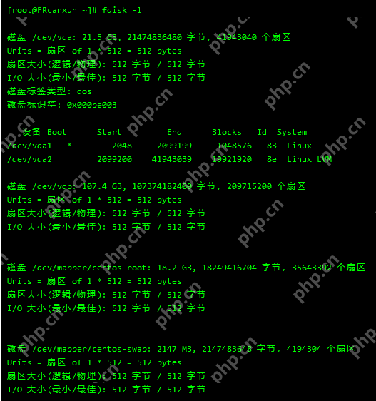 Linux Centos 挂载磁盘教程
