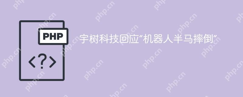 宇树科技回应“机器人半马摔倒”