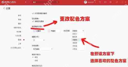 网易云音乐怎么更改歌词设置 更改歌词设置步骤分享