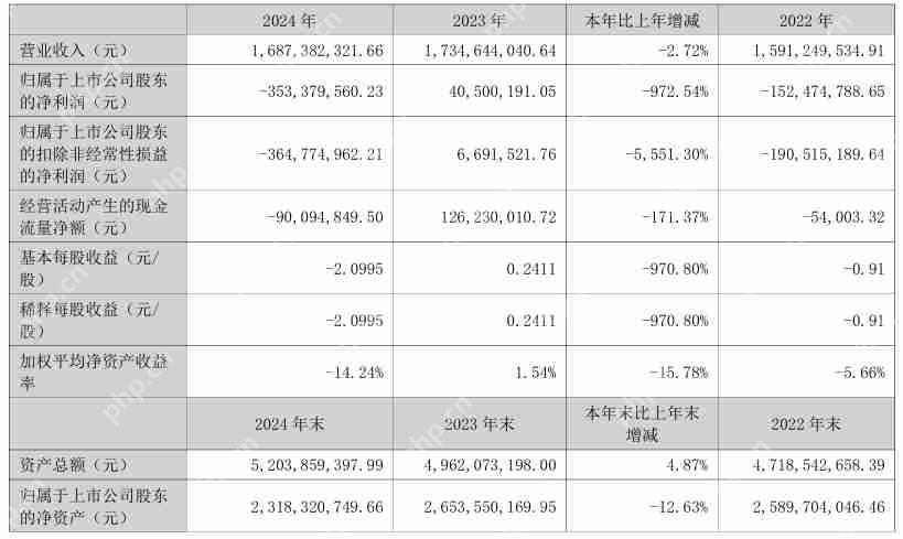 信濠光电2024年营收16.87亿元,净利润同比由盈转亏