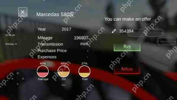 汽车出售模拟器买二手车攻略