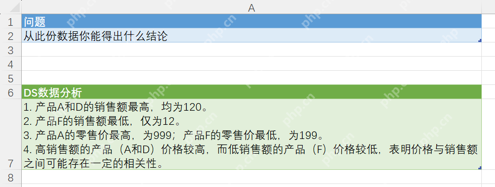 Power BI Excel 调用DeepSeek进行数据分析