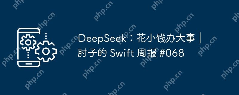 DeepSeek：花小钱办大事｜肘子的 Swift 周报 #068