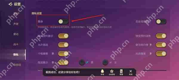 金铲铲之战隐身设置攻略