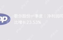 歌尔股份一季度:净利润同比增长23.53%