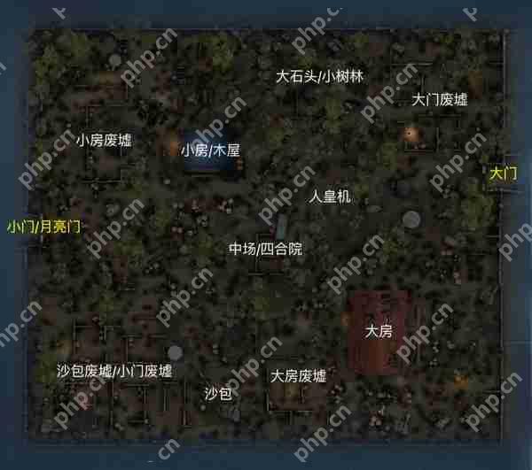 第五人格地图平面图攻略