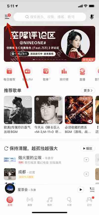 网易云音乐一颗彩蛋在哪里