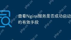 Effective means to check whether the Nginx service is successfully started