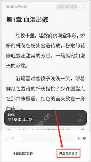 潇湘书院app开启自动阅读教程