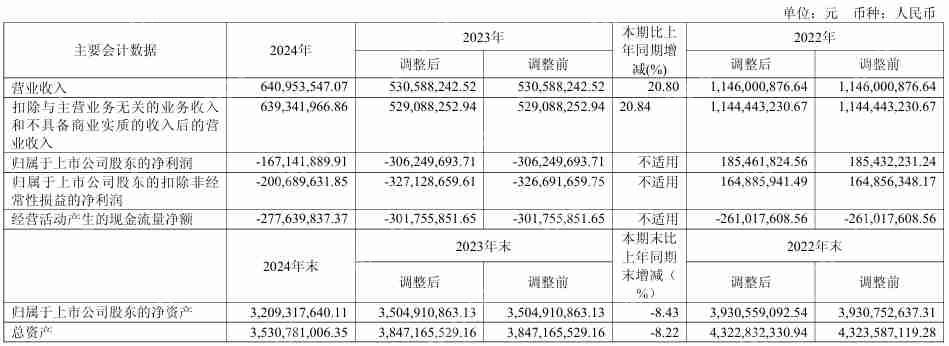 东芯股份2024年营收6.41亿元,净亏损达1.67亿元