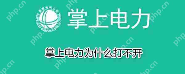 掌上电力为什么打不开?掌上电力打不开原因详解
