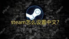 steam手机版设置中文教程