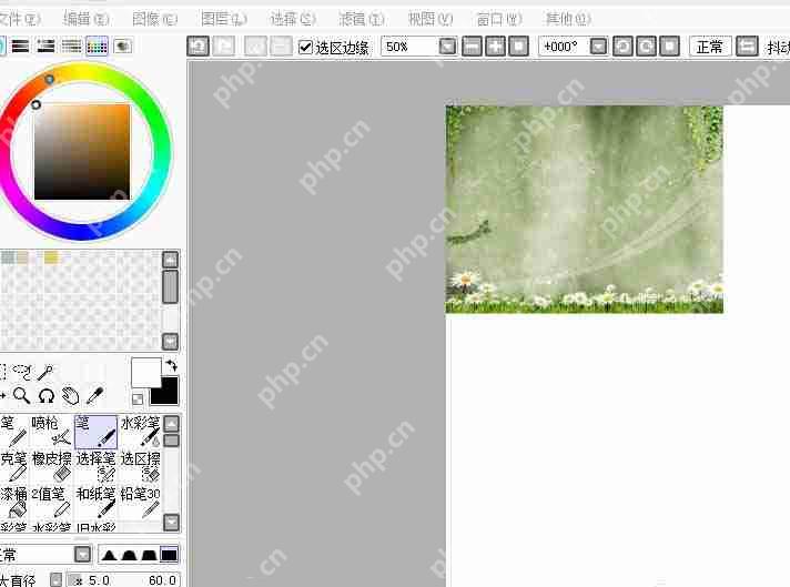 sai绘图软件怎么在一张纸里插入两张图片？在一张纸里插入两张图片方法介绍