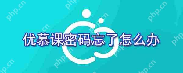 优慕课密码忘了怎么找回密码?优慕课找回密码方法介绍