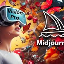 苹果Vision Pro硬件大佬被挖角，Midjourney布局VR头显？未来将发布AI生成3D世界引擎