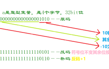 C语言—原码，反码，补码