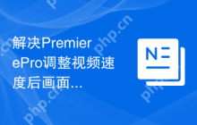 解决PremierePro调整视频速度后画面模糊的问题