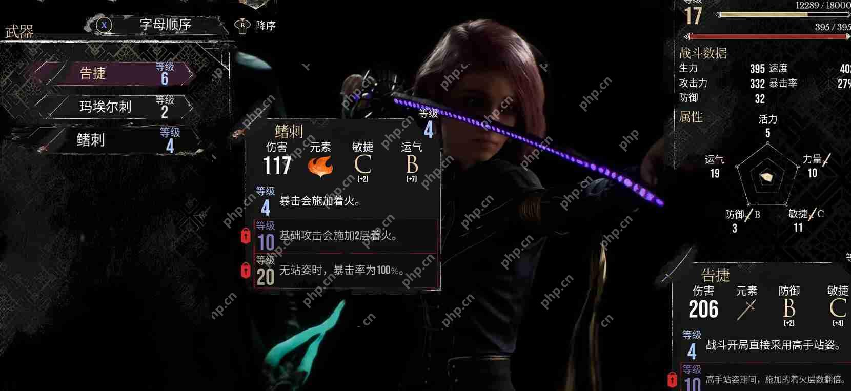 光与影33号远征队全角色加点建议