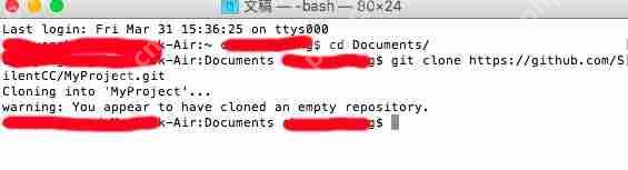 Windows 和 Mac 系统下安装git 并上传，修改项目
