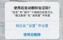 iOS17小技巧：如何自动清理iPhone验证码信息