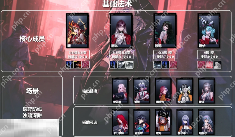 无期迷途法队怎么配队 无期迷途法术队体系配队推荐